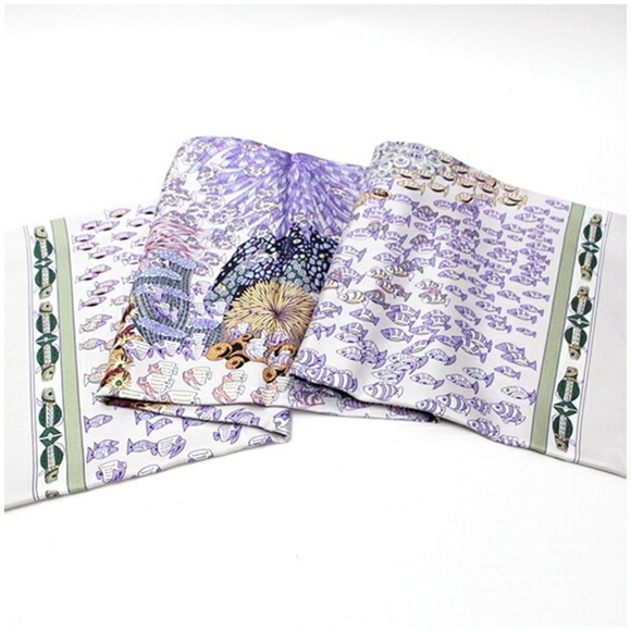 HERMES Gray Scarf - Picture 8 of 8